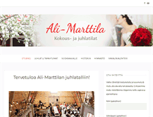 Tablet Screenshot of ali-marttila.com